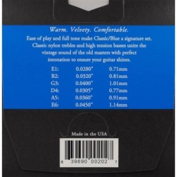 JUEGO DE CUERDAS AUGUSTINE BLUE CLASSIC REGULAR/FUERTE