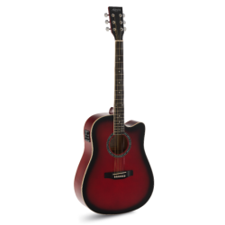 GUITARRA ACÚSTICA ADMIRA TENNESSEE ROJA SATINADA | MÚSICA BILBAO