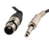 CABLE TGI PARA MICRÓFONO JACK-XLR HEMBRA 6M