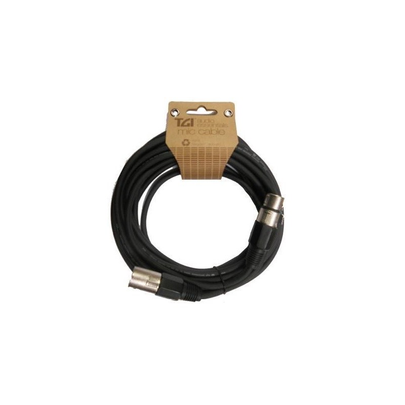 CABLE TGI PARA MICRÓFONO XLR-XLR HEMBRA 6M