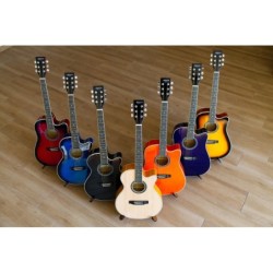 GUITARRA ACÚSTICA ADMIRA TENNESSEE NEGRA BRILLO | MÚSICA BILBAO