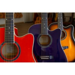 GUITARRA ACÚSTICA ADMIRA TENNESSEE NEGRA BRILLO | MÚSICA BILBAO