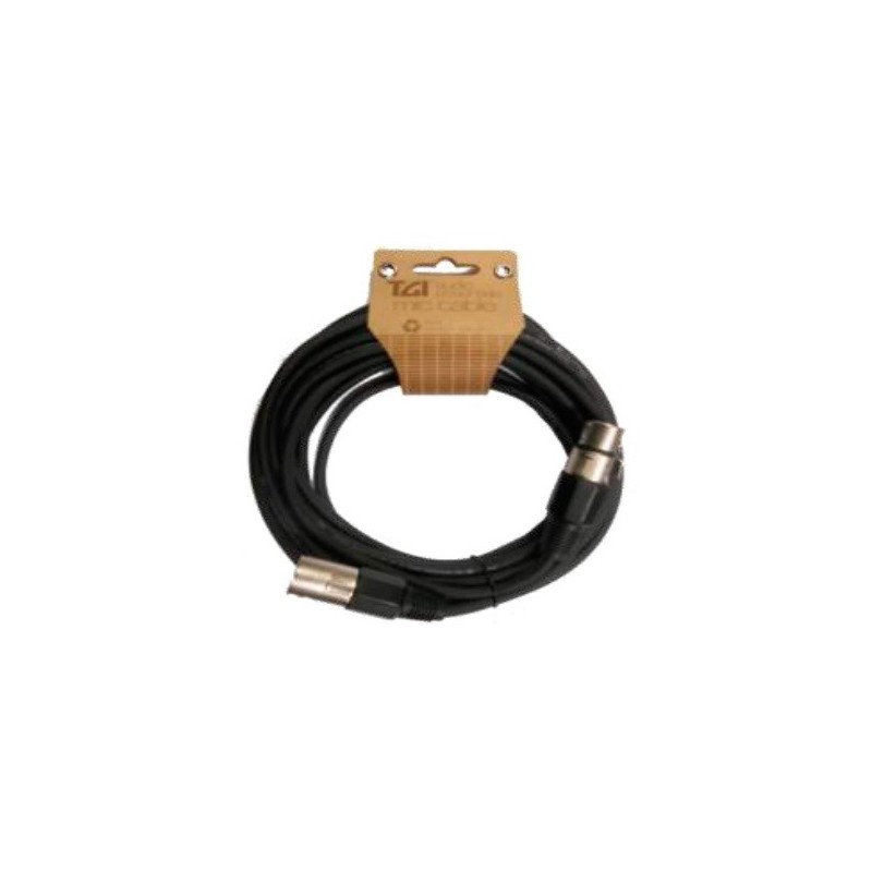 CABLE TGI PARA MICRÓFONO XLR-XLR HEMBRA 10M