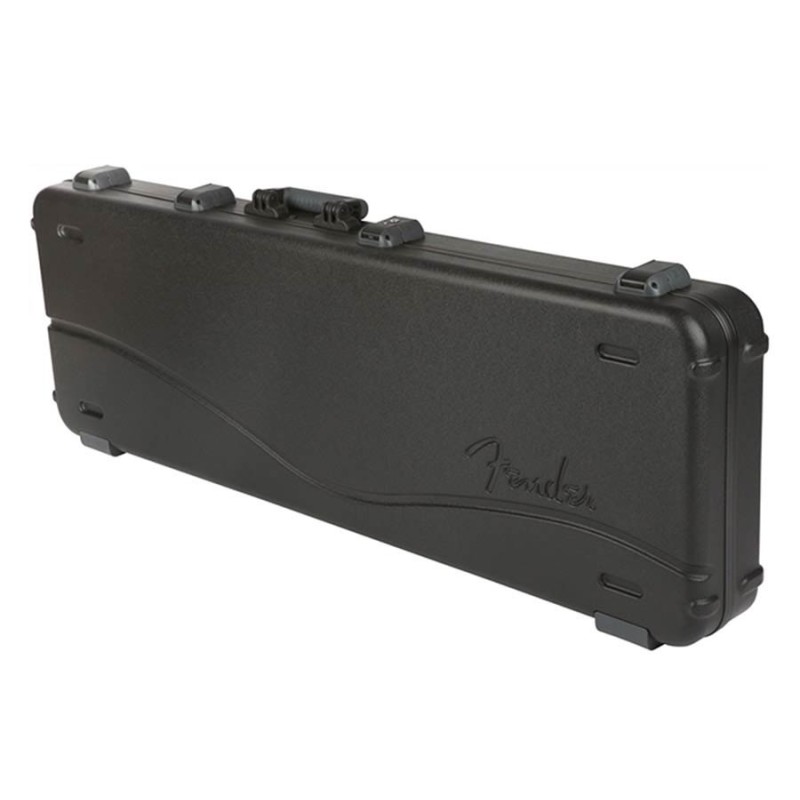 Estuche Deluxe Fender bajo mold. negro