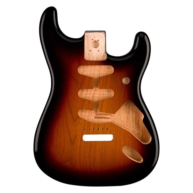 Cuerpo Stratocaster Fender aliso sunburst