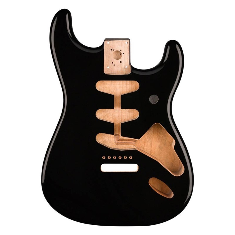 Cuerpo Stratocaster Fender aliso negro