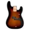 Cuerpo Jazz Bass Fender aliso marrón sunburst