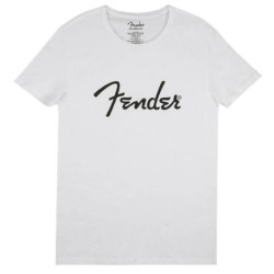 Camiseta Fender hombre blanca M