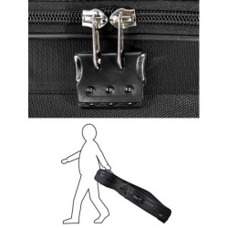 Estuche chelo 4/4 Leonardo espuma 53kg negro