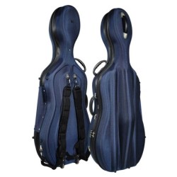 Estuche chelo 4/4 Leonardo espuma 53kg azul