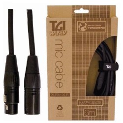 CABLE TGI PARA MICROFONO XLR-XLR HEMBRA 6M | Música Bilbao
