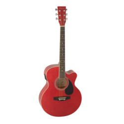 GUITARRA ACÚSTICA ELECTRIFICADA DAYTONA A401CERD ROJA | MÚSICA BILBAO