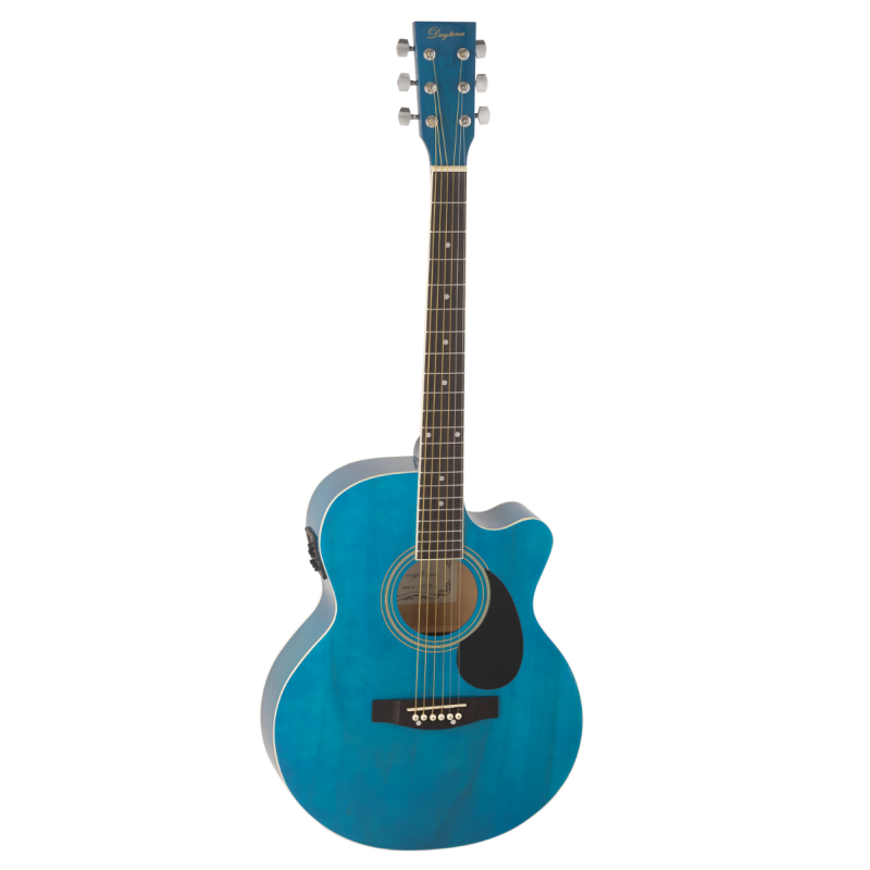 GUITARRA ACÚSTICA ELECTRIFICADA DAYTONA A401CEBL AZUL | MÚSICA BILBAO