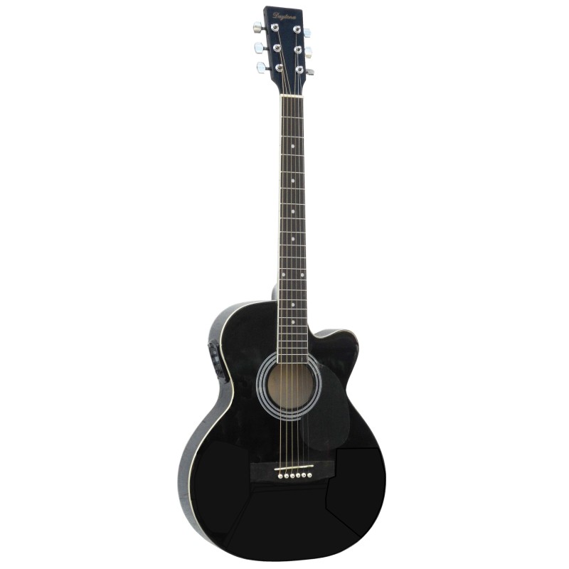 GUITARRA ACÚSTICA ELECTRIFICADA DAYTONA A401CEBK NEGRA | MÚSICA BILBAO