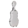 Estuche chelo 4/4 Leonardo carbono 38kg blanco