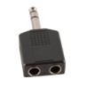 ADAPTADOR DUAL JACK MONO 1/4" HEMBRA X 2 - JACK STEREO 1/4" | MÚSICA BILBAO