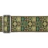 CORREA GAUCHO SERIE TRADICIONAL PARA GUITARRA 50mm MOSAICO VERDE