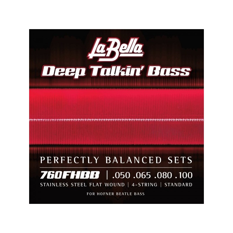 JUEGO DE CUERDAS LA BELLA PARA BAJO DEEP TALKIN´BEATLE HÖFNER FLATS | MÚSICA BILBAO