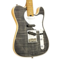 GUITARRA ELÉCTRICA ARIA TC 615-MK2-NASHVILLE NEGRO DIAMANTE TRANSLÚCIDO | MÚSICA BILBAO