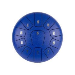 TONGUE DRUM HAYMAN DE 10” DO MAYOR 11 NOTAS AZUL