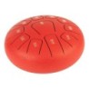 TONGUE DRUM HAYMAN DE 10” DO MAYOR 11 NOTAS ROJO