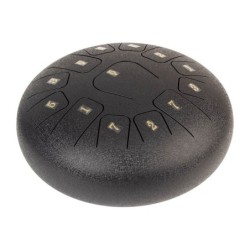 TONGUE DRUM HAYMAN DE 12” DO MAYOR 13 NOTAS NEGRO