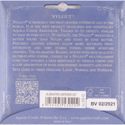 JUEGO DE CUERDAS AQUILA PARA GUITARRA CLÁSICA 20C ALABASTRO TENSIÓN SUPERIOR | MÚSICA BILBAO