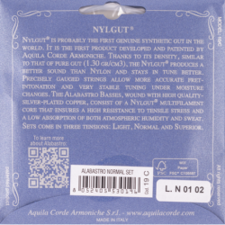 JUEGO DE CUERDAS AQUILA PARA GUITARRA CLÁSICA 19C ALABASTRO TENSIÓN NORMAL | MÚSICA BILBAO