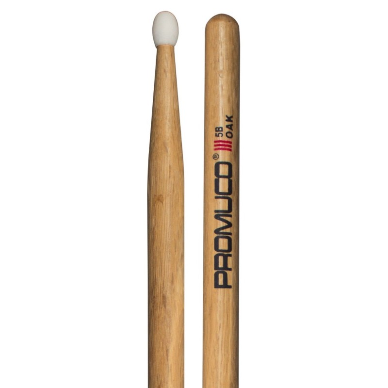 BAQUETAS PROMUCO PREMIUM OAK (ROBLE) NYLON 5B | MÚSICA BILBAO