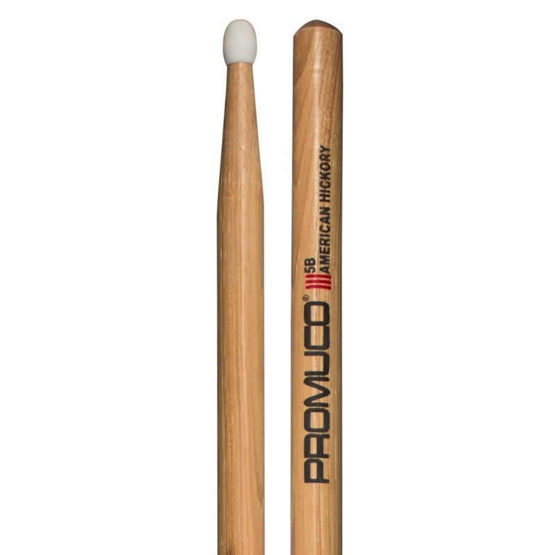BAQUETAS PROMUCO PREMIUM HICKORY (NOGAL) 5B | MÚSICA BILBAO