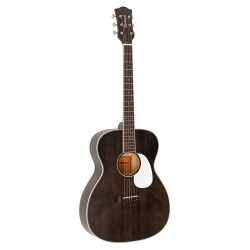 Correa guitarra Gaucho gamuza negra/negra