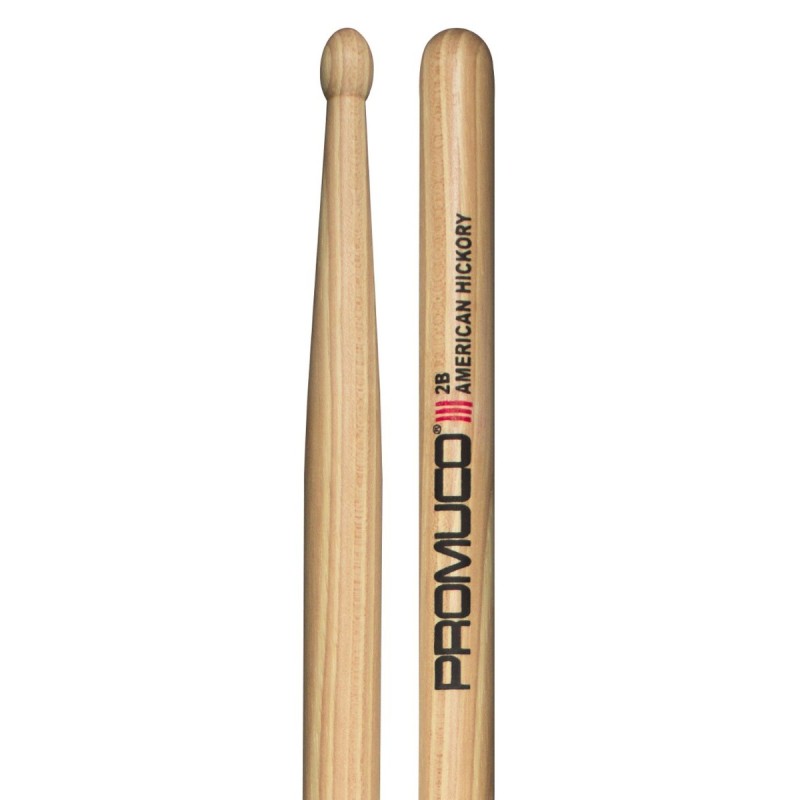 BAQUETAS PROMUCO PREMIUM HICKORY (NOGAL) 2B | MÚSICA BILBAO