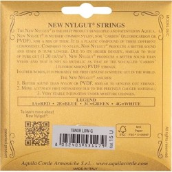 JUEGO DE CUERDAS AQUILA PARA UKELELE TENOR SOL GRAVE 15U | MÚSICA BILBAO