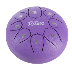 MINI TONGUE DRUM DE 6” LOTUS DISPLAY MORADO 8 NOTAS | Música Bilbao