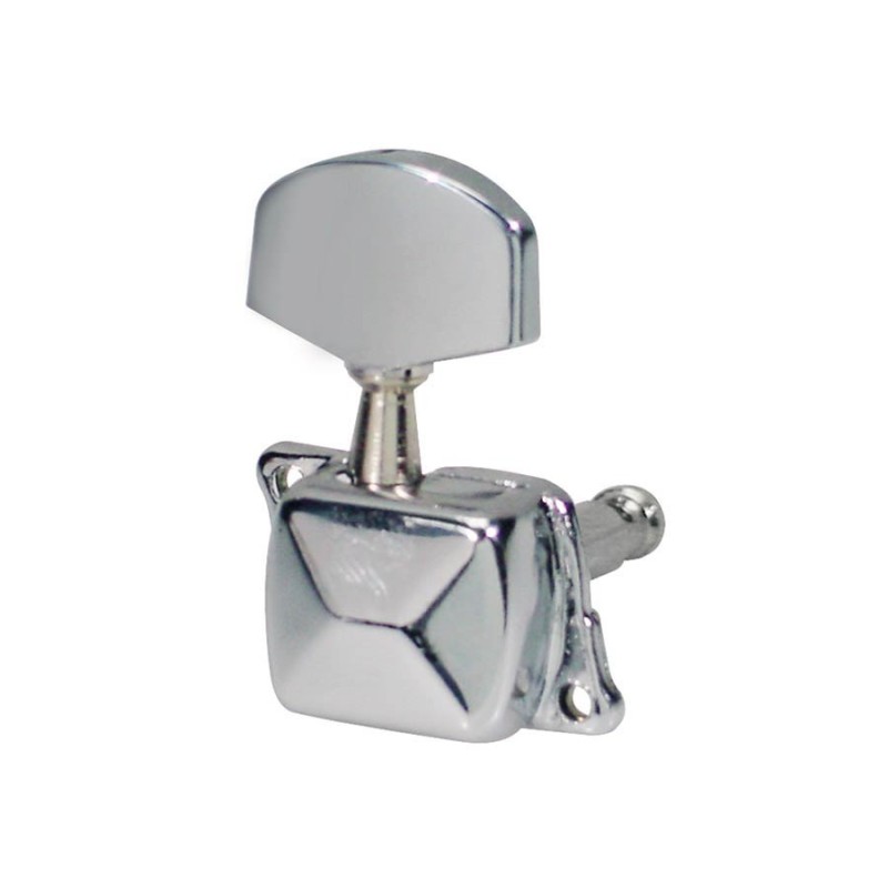 CLAVIJERO BOSTON PARA GUITARRA 3+3 METAL CON TAPA CROMO | MÚSICA BILBAO