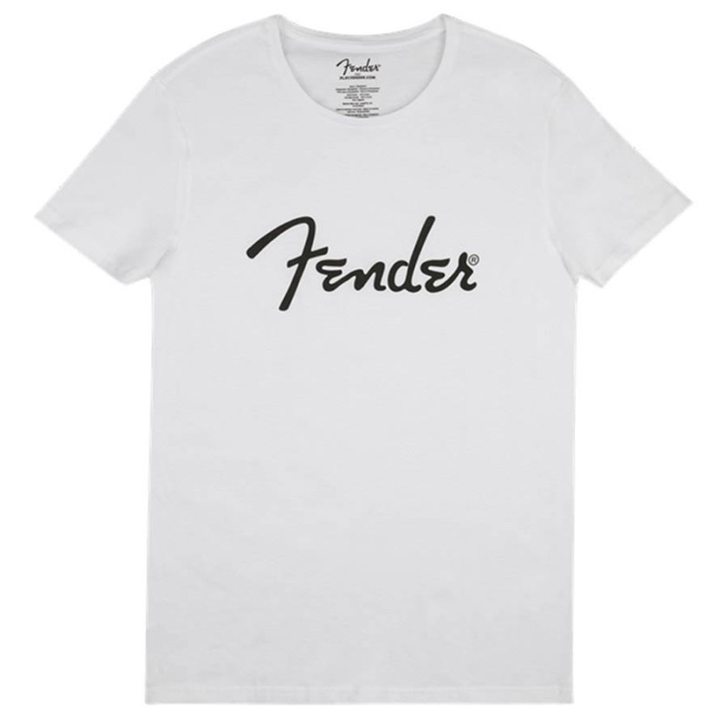 Camiseta Fender hombre blanca L | MÚSICA BILBAO
