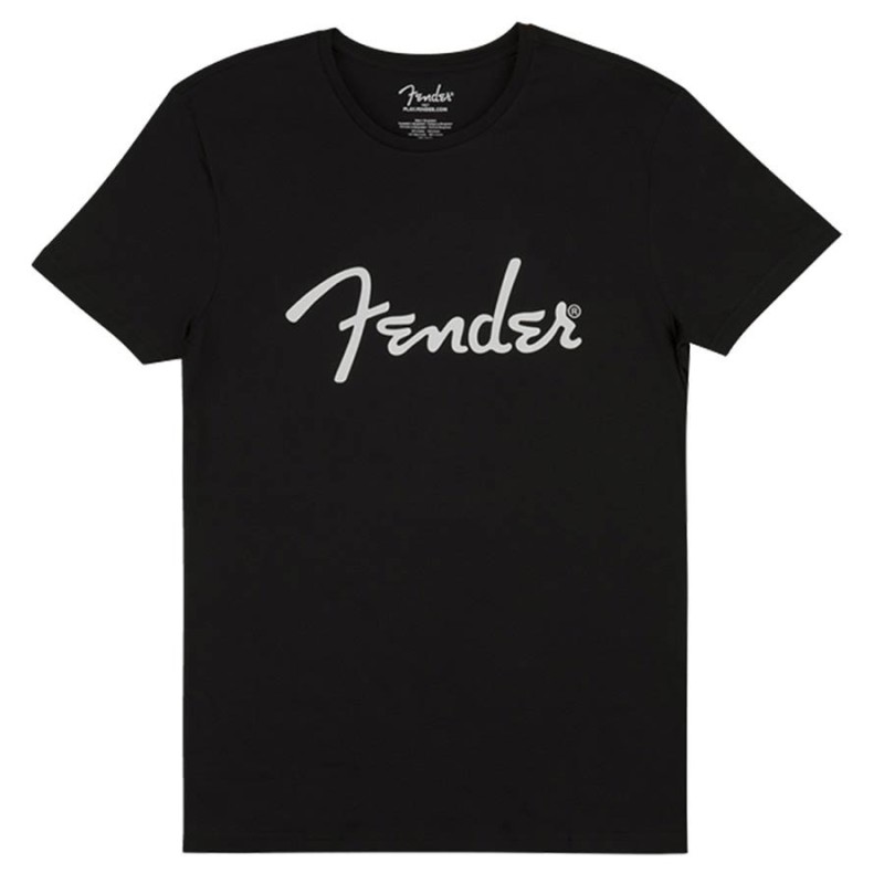Camiseta Fender hombre negra XXL | MÚSICA BILBAO