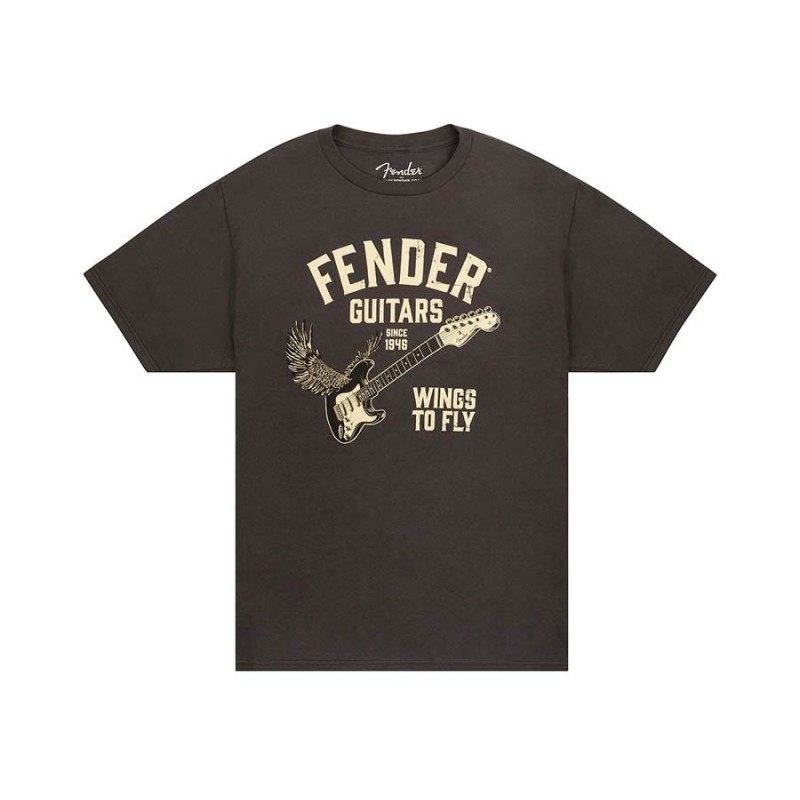 Camiseta Wings To Fly Fender vintage negra XL | MÚSICA BILBAO