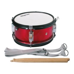 Tambor marcha Jr Hayman 10x5pg c/cint. rojo