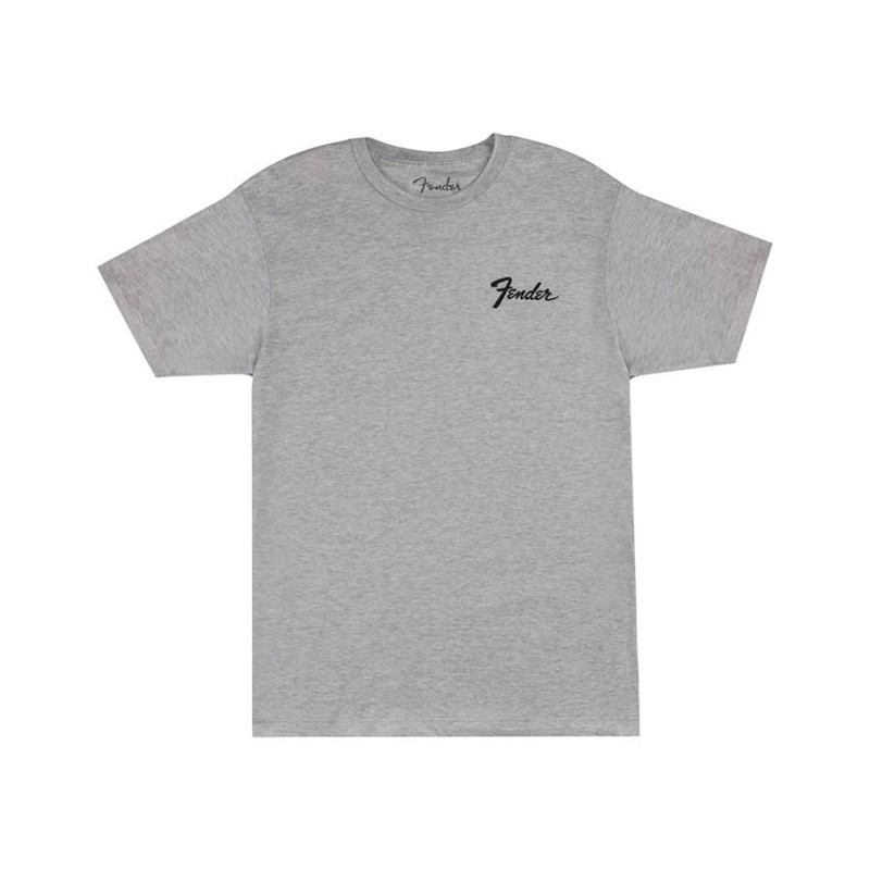 Camiseta deportiva Fender transición gris L | MÚSICA BILBAO