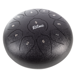 TONGUE DRUM DE 10” NEGRO 11 NOTAS | Música Bilbao