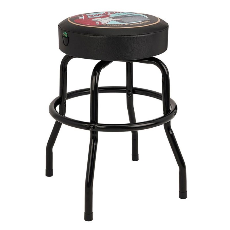 Taburete Fender Guitars & Amps pick negro 24pg | MÚSICA BILBAO