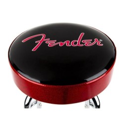 Taburete bar Fender negro/rojo 24pg | MÚSICA BILBAO