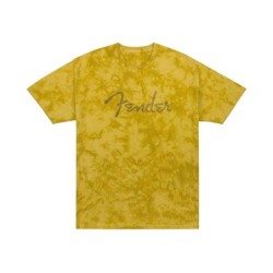 Camiseta tie-dye Fender mostaza XL | MÚSICA BILBAO