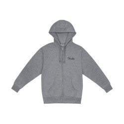 Sudadera Fender capucha/cremallera gris XXL | MÚSICA BILBAO