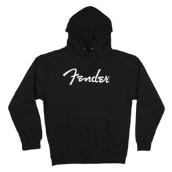 Sudadera Fender capucha negra XL | MÚSICA BILBAO