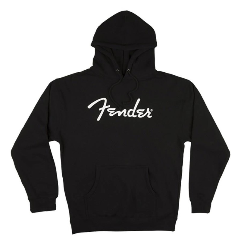 Sudadera Fender capucha negra L | MÚSICA BILBAO
