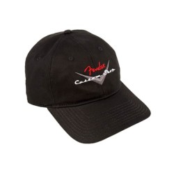 Gorra béisbol Fender Custom Shop negra | MÚSICA BILBAO