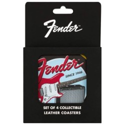 Jgo posavasos Fender 1946 4ud | MÚSICA BILBAO