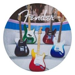 Posavasos Fender guitarra cuero multicolor 4ud | MÚSICA BILBAO